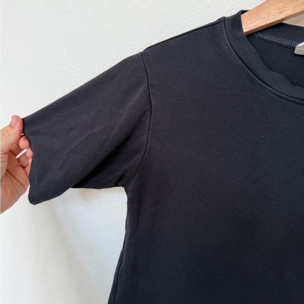 Shosh New York Black Shirt Short Sleeve Size 1/Small - Picture 3 of 7